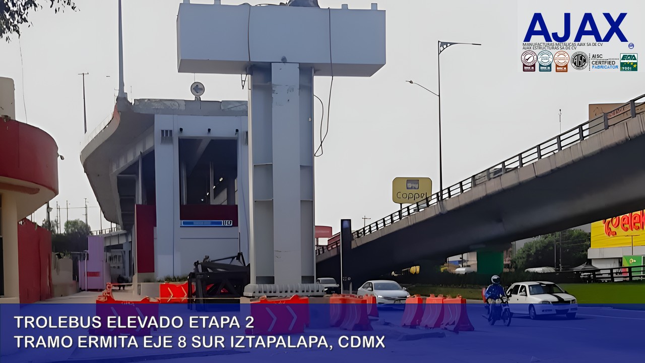 Trolebús Elevado Iztapalapa y Chalco Santa Martha 3